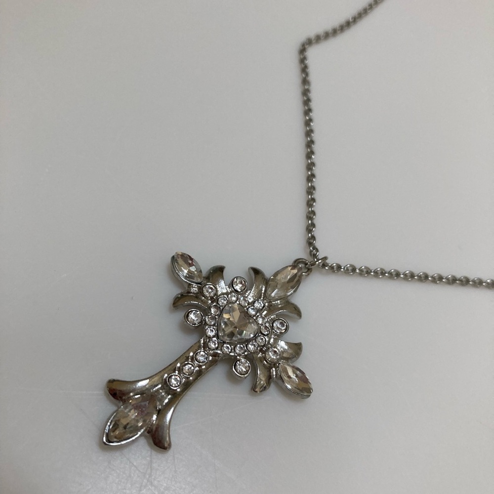 Silver Cross Necklace